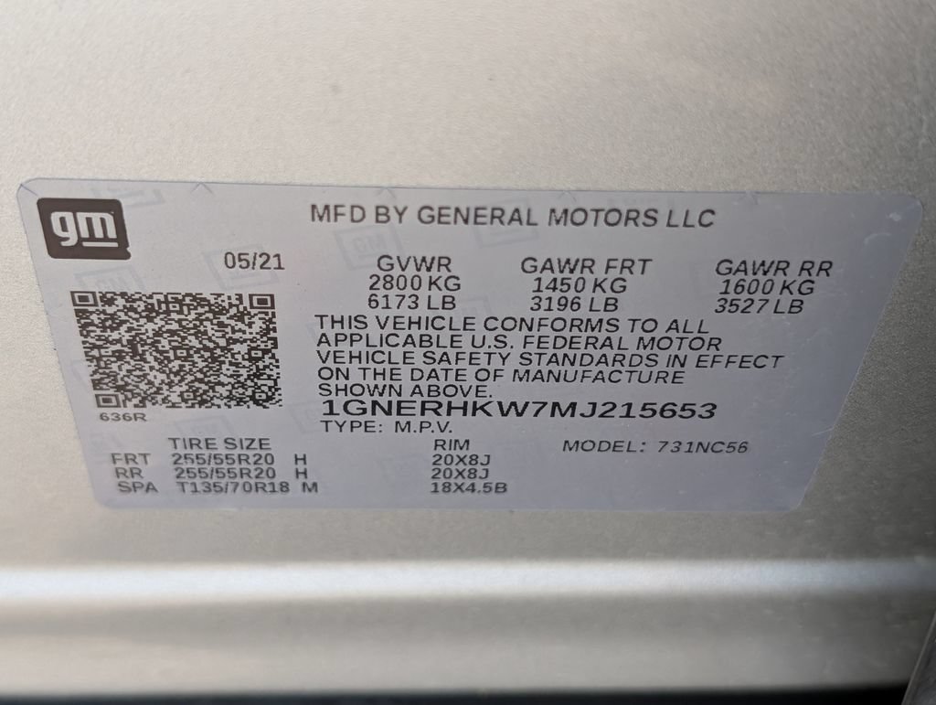 Used 2021 Chevrolet Traverse LT w/ LT Premium Package FWD image 38