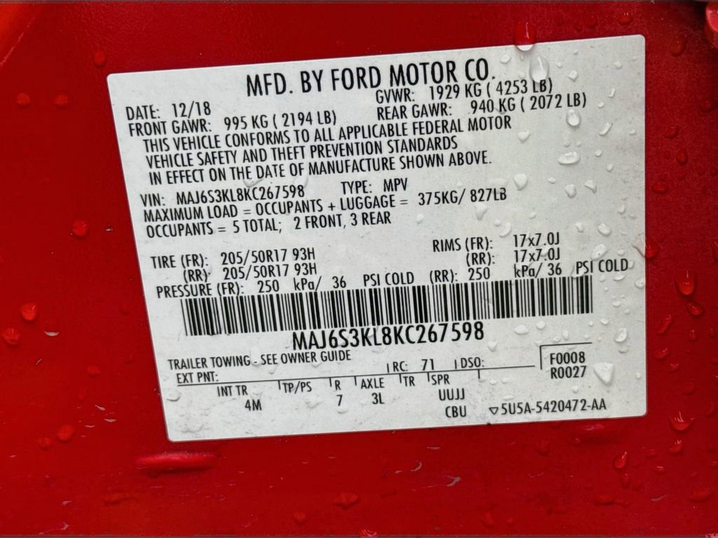 Used 2019 Ford EcoSport Titanium AWD/4WD image 33