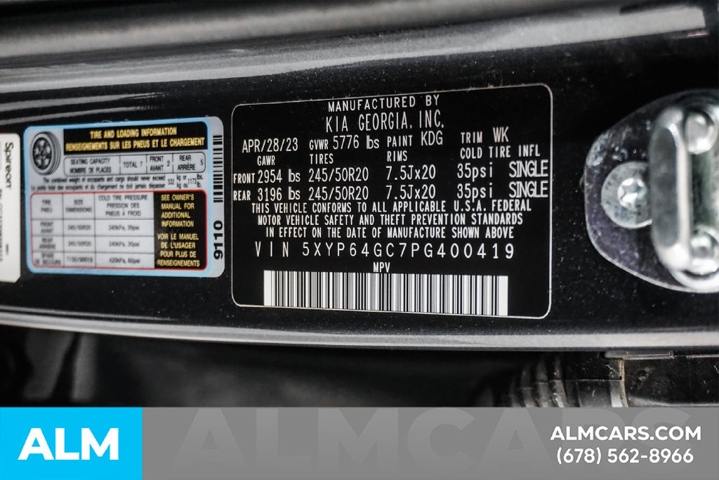 Used 2023 Kia Telluride S w/ S Sunroof Package FWD image 56