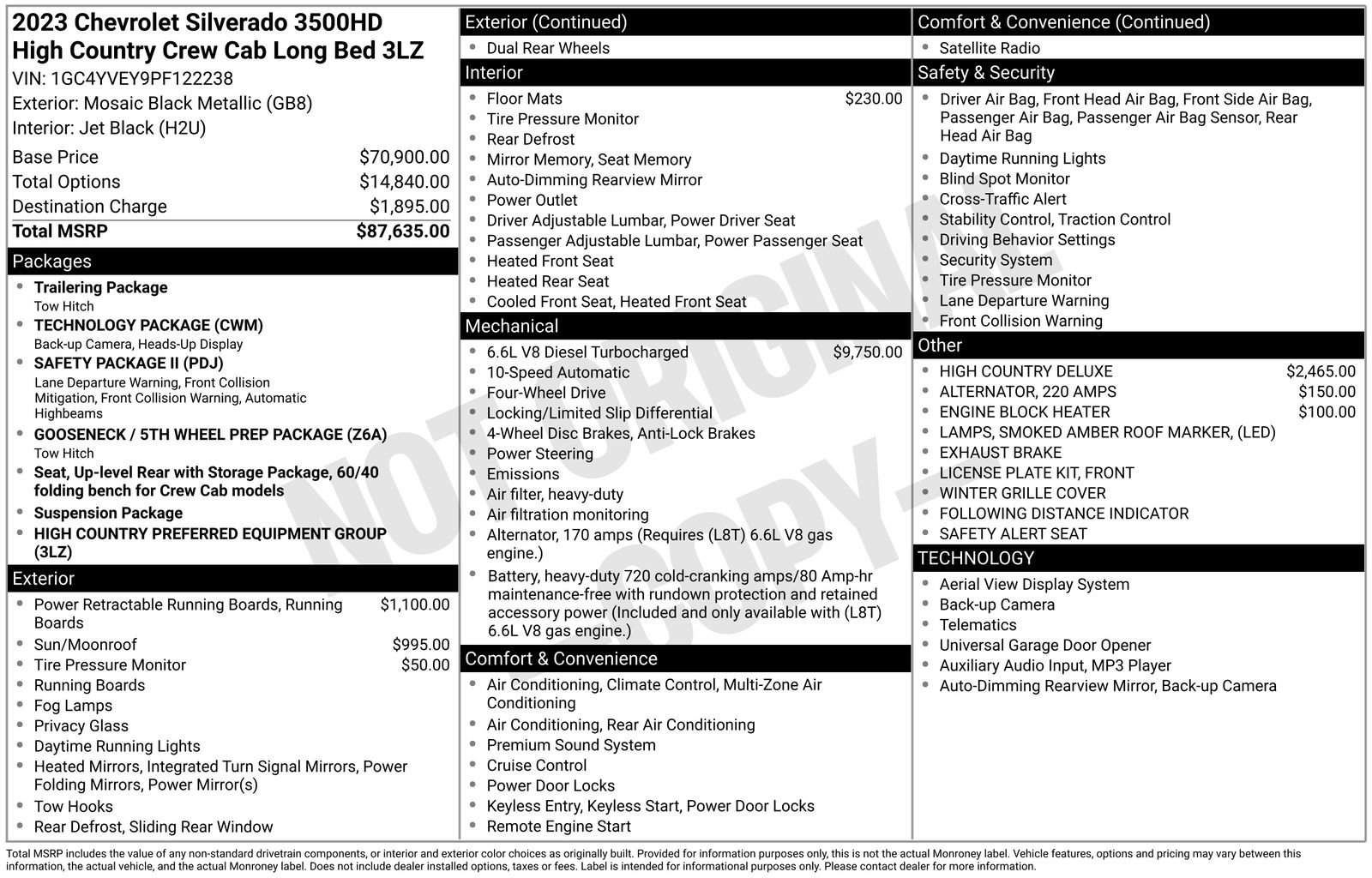 Used 2023 Chevrolet Silverado 3500 High Country image 8