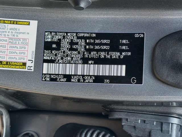 New 2026 Lexus LX 700h F Sport AWD/4WD image 45
