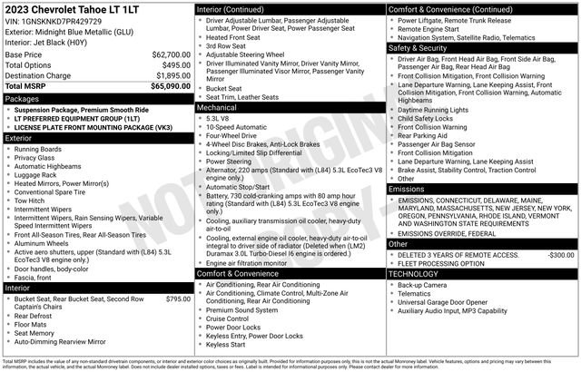 Used 2023 Chevrolet Tahoe LT image 5