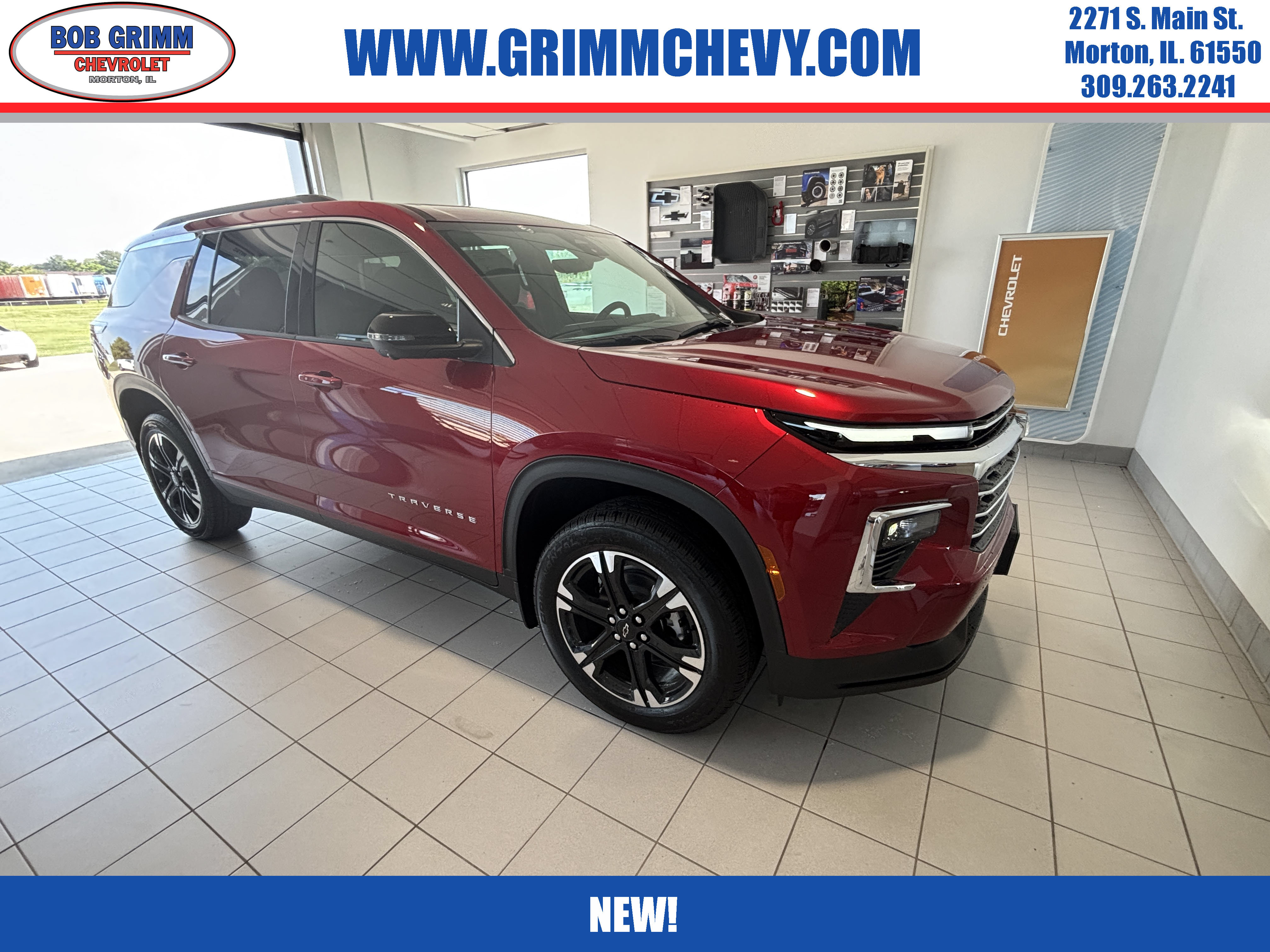 New 2027 Chevrolet Traverse LT w/ Sun and Wheel Package