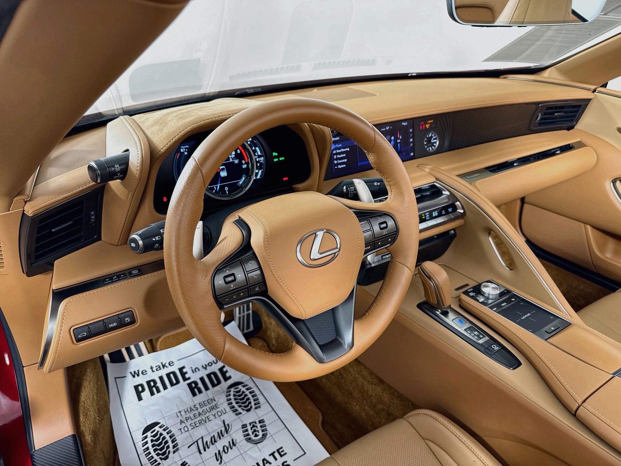 Certified 2022 Lexus LC 500 Convertible w/ Touring Package RWD image 9
