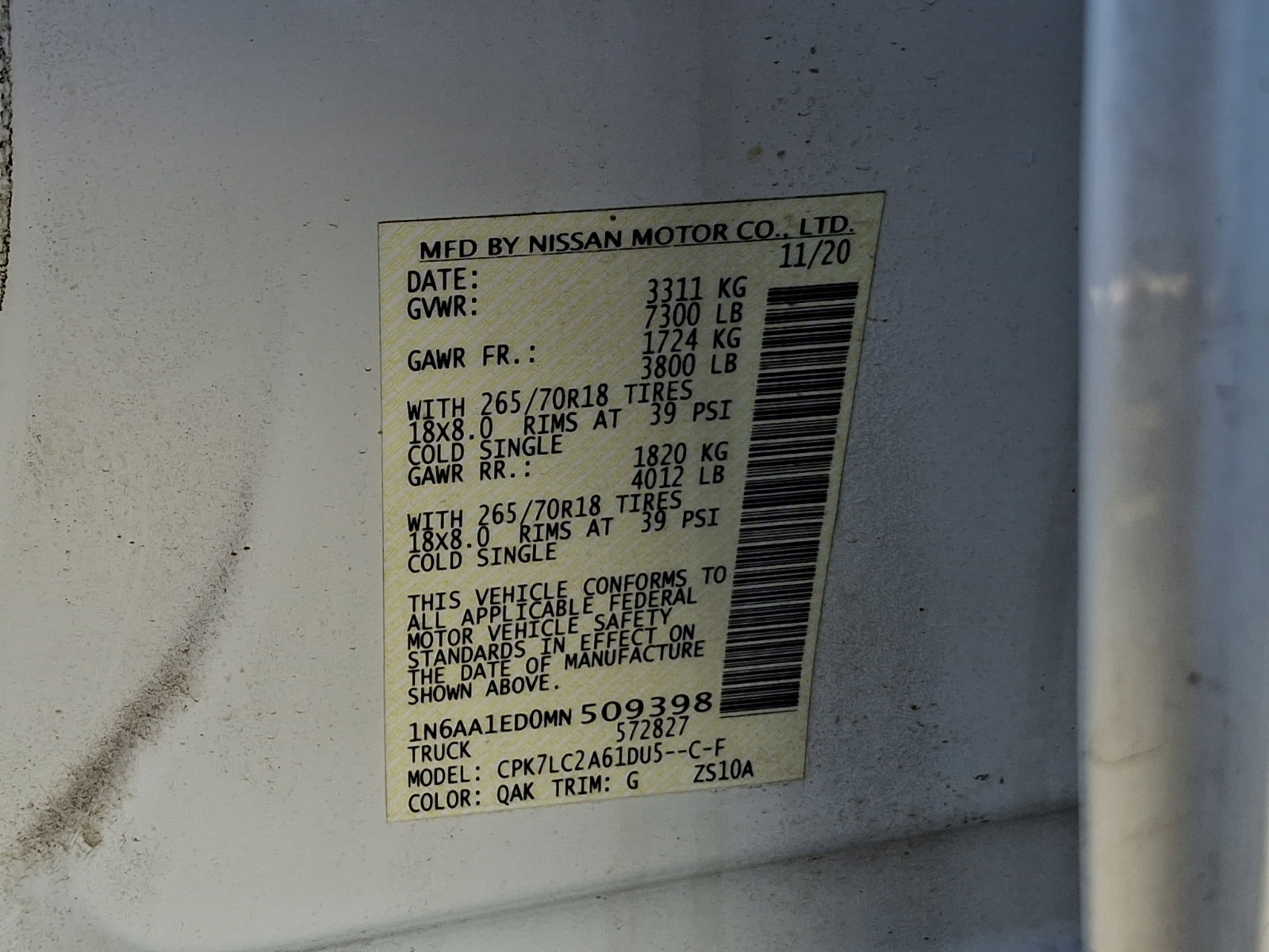 Used 2021 Nissan Titan SV w/ SV Convenience Package image 29