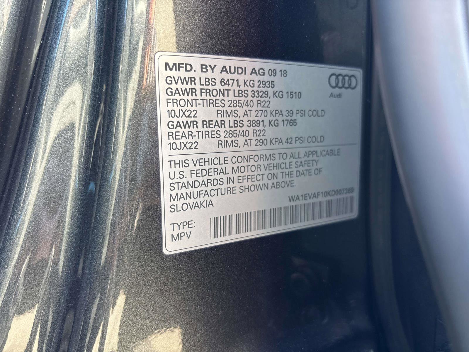 Used 2019 Audi Q8 Premium Plus w/ Premium Plus image 32