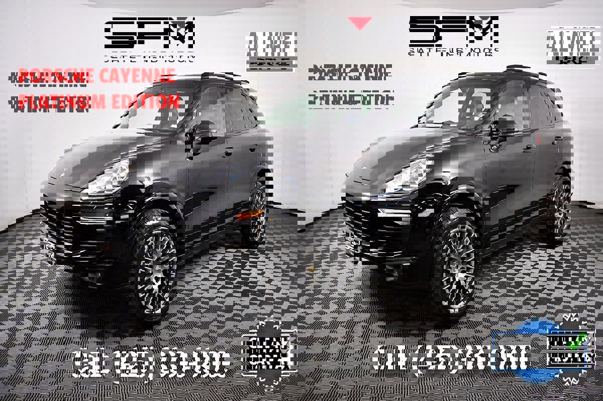 Used 2017 Porsche Cayenne Platinum Edition