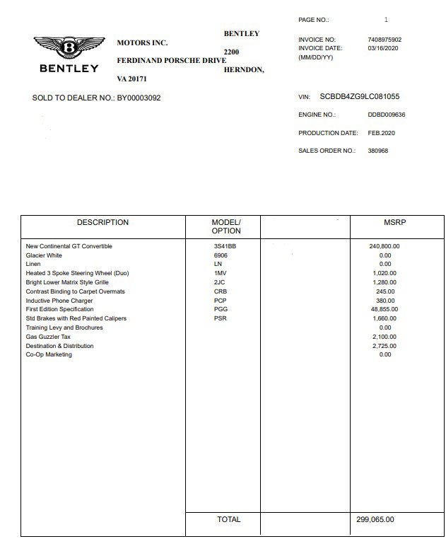 Used 2020 Bentley Continental GT First Edition image 42