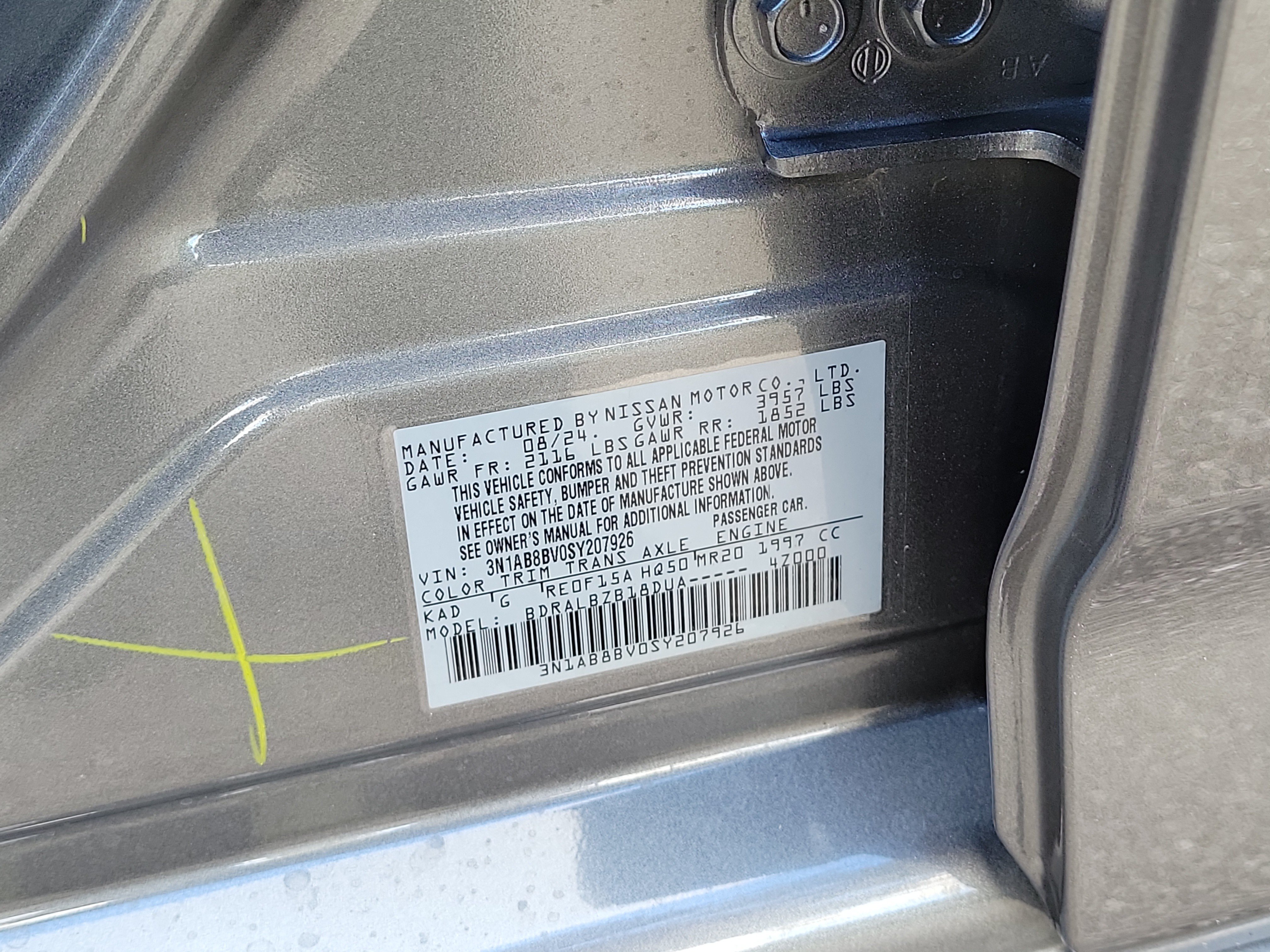 Certified 2025 Nissan Sentra S FWD image 33