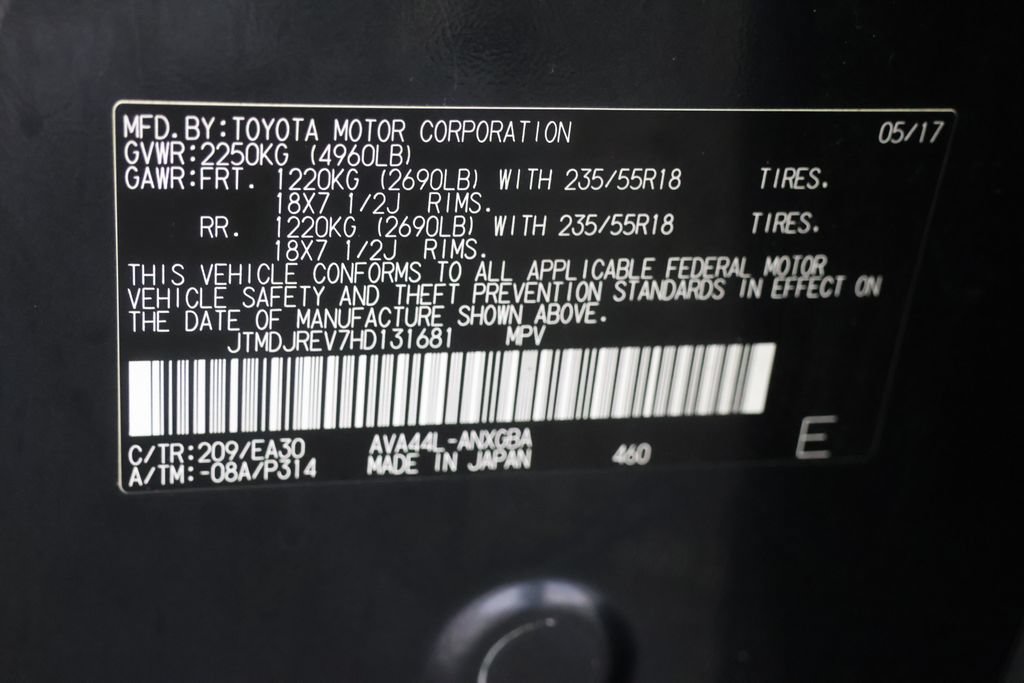 Used 2017 Toyota RAV4 Limited w/ Advanced Technology Package AWD/4WD image 29