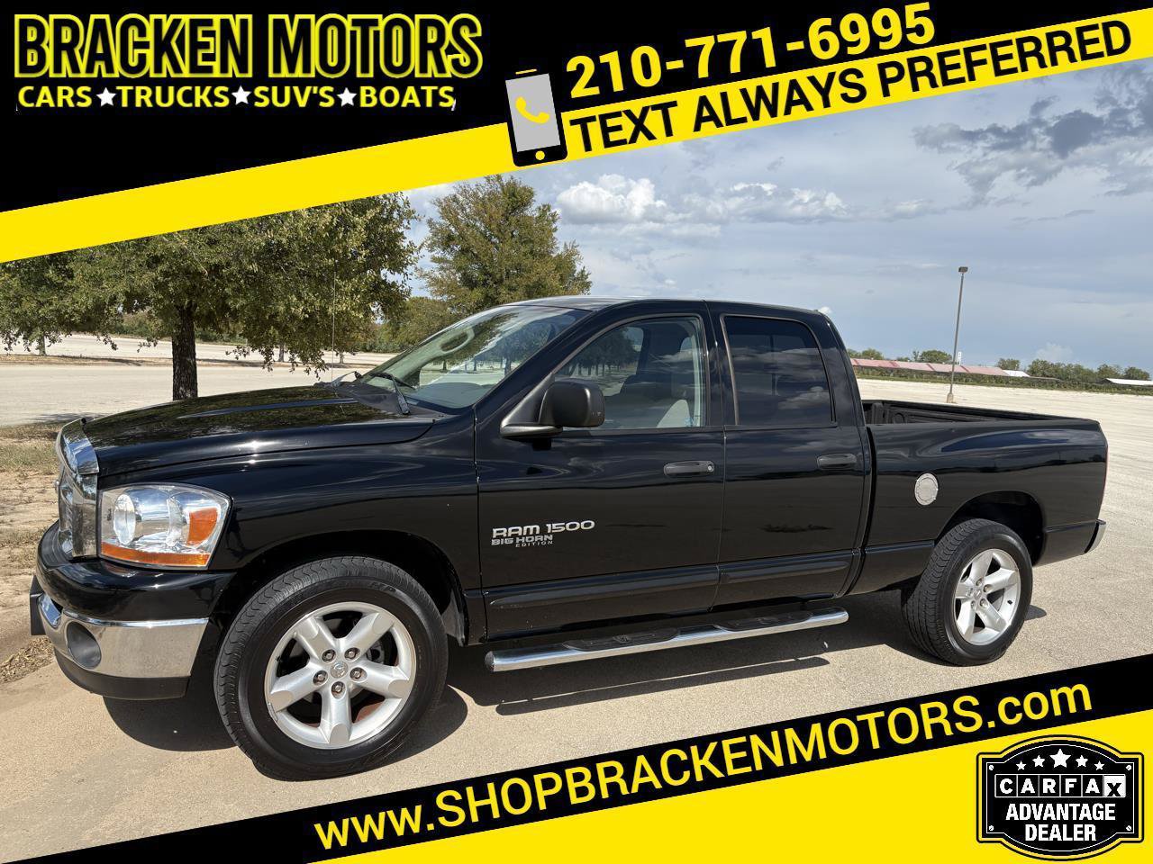 Used 2006 Dodge Ram 1500 Truck SLT w/ Quad Cab Big Horn Value Group RWD image 1