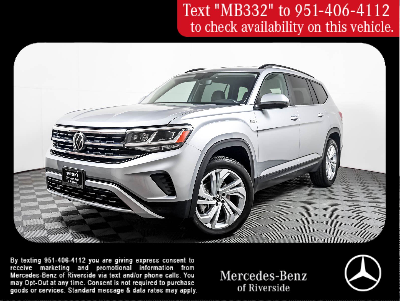 Used 2022 Volkswagen Atlas SE FWD image 1