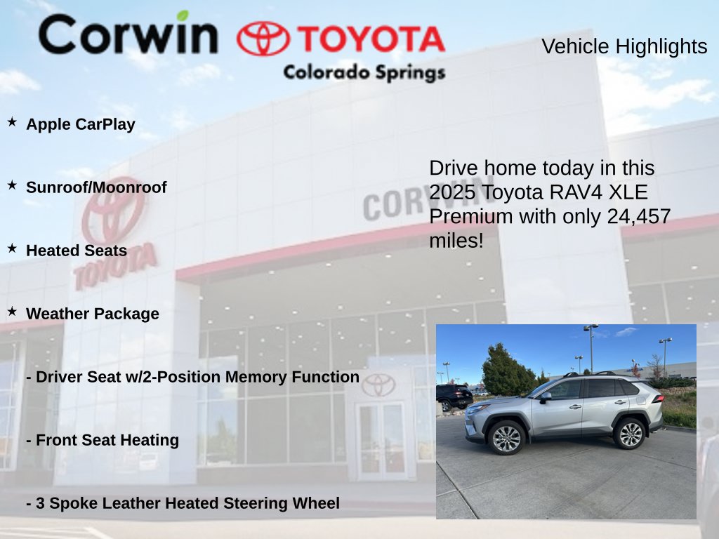Used 2025 Toyota RAV4 XLE Premium w/ Weather Package FWD image 7
