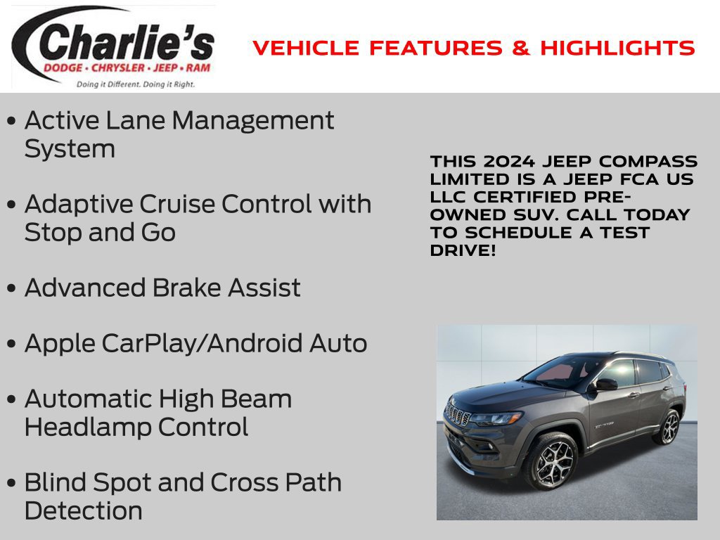 Used 2024 Jeep Compass Limited AWD/4WD image 7