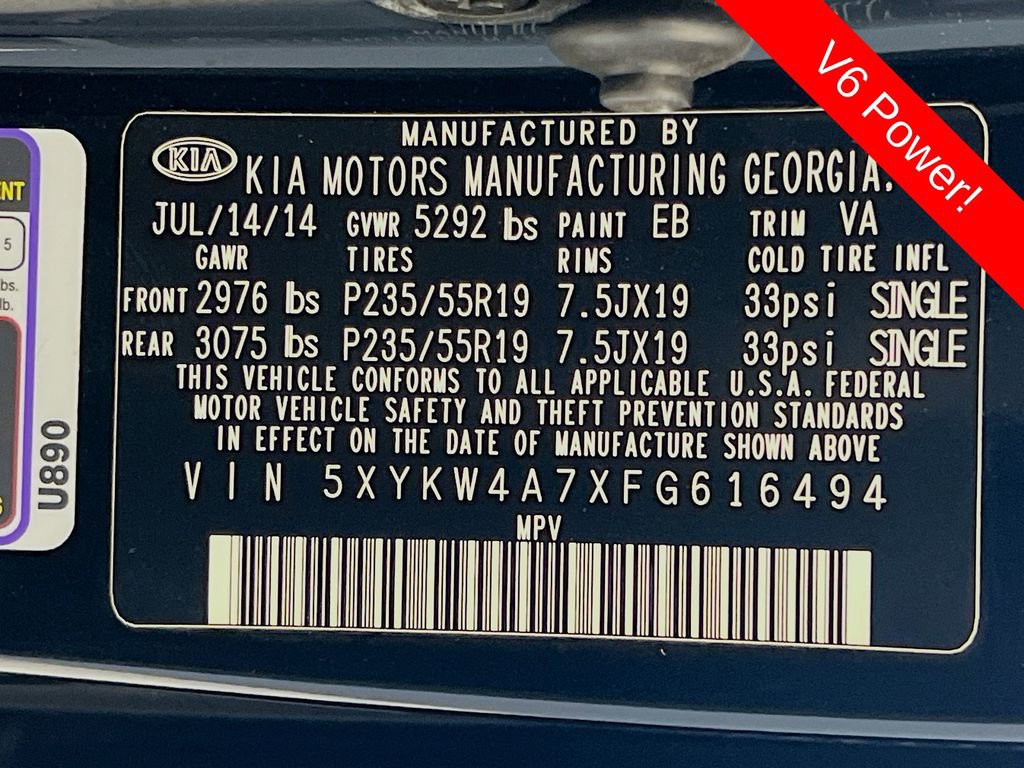 Used 2015 Kia Sorento SX image 35
