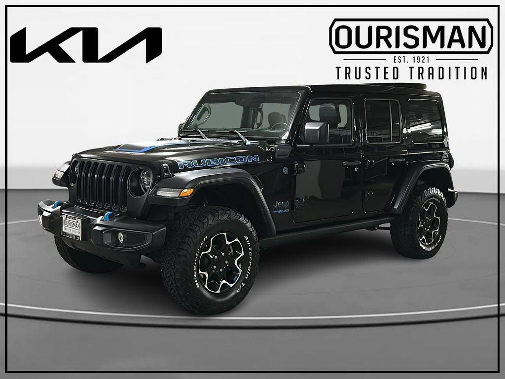 Used 2022 Jeep Wrangler Unlimited Rubicon 4xe w/ Cold Weather Group AWD/4WD image 2