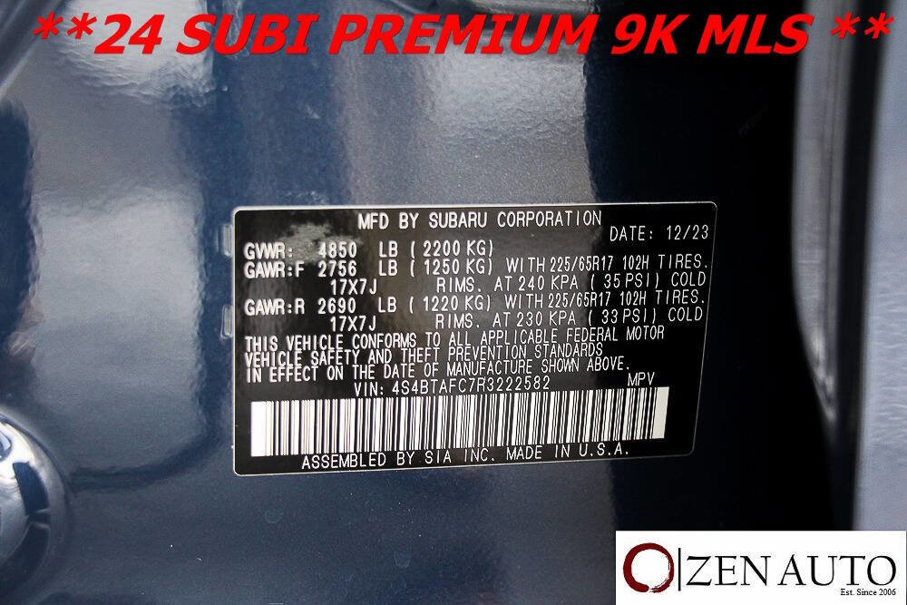 Used 2024 Subaru Outback Premium image 60