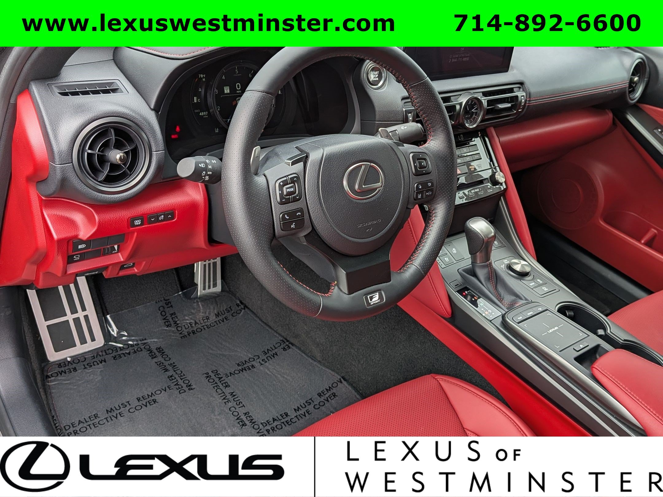 Certified 2025 Lexus IS 350 F Sport w/ Navigation Package RWD image 17