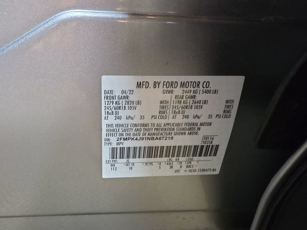 Used 2022 Ford Edge SEL w/ Convenience Package AWD/4WD image 25