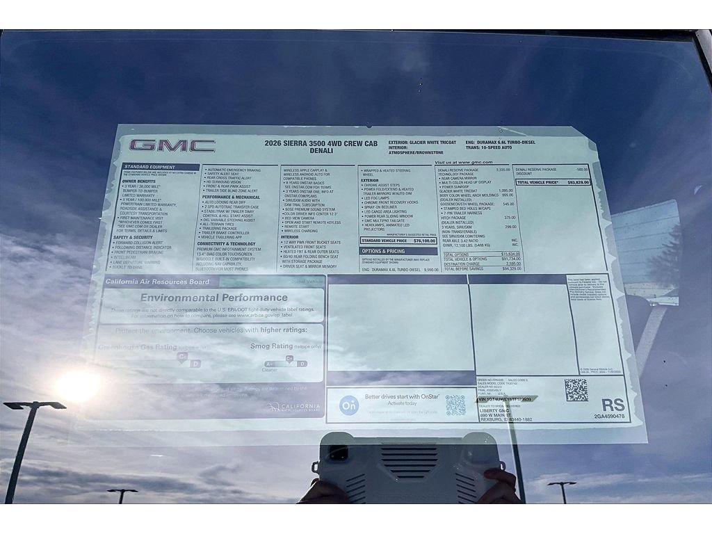 New 2026 GMC Sierra 3500 Denali w/ Denali Reserve Package image 14