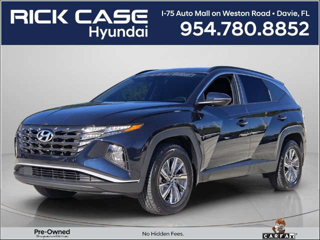 Used 2023 Hyundai Tucson Blue w/ Cargo Package AWD/4WD image 1
