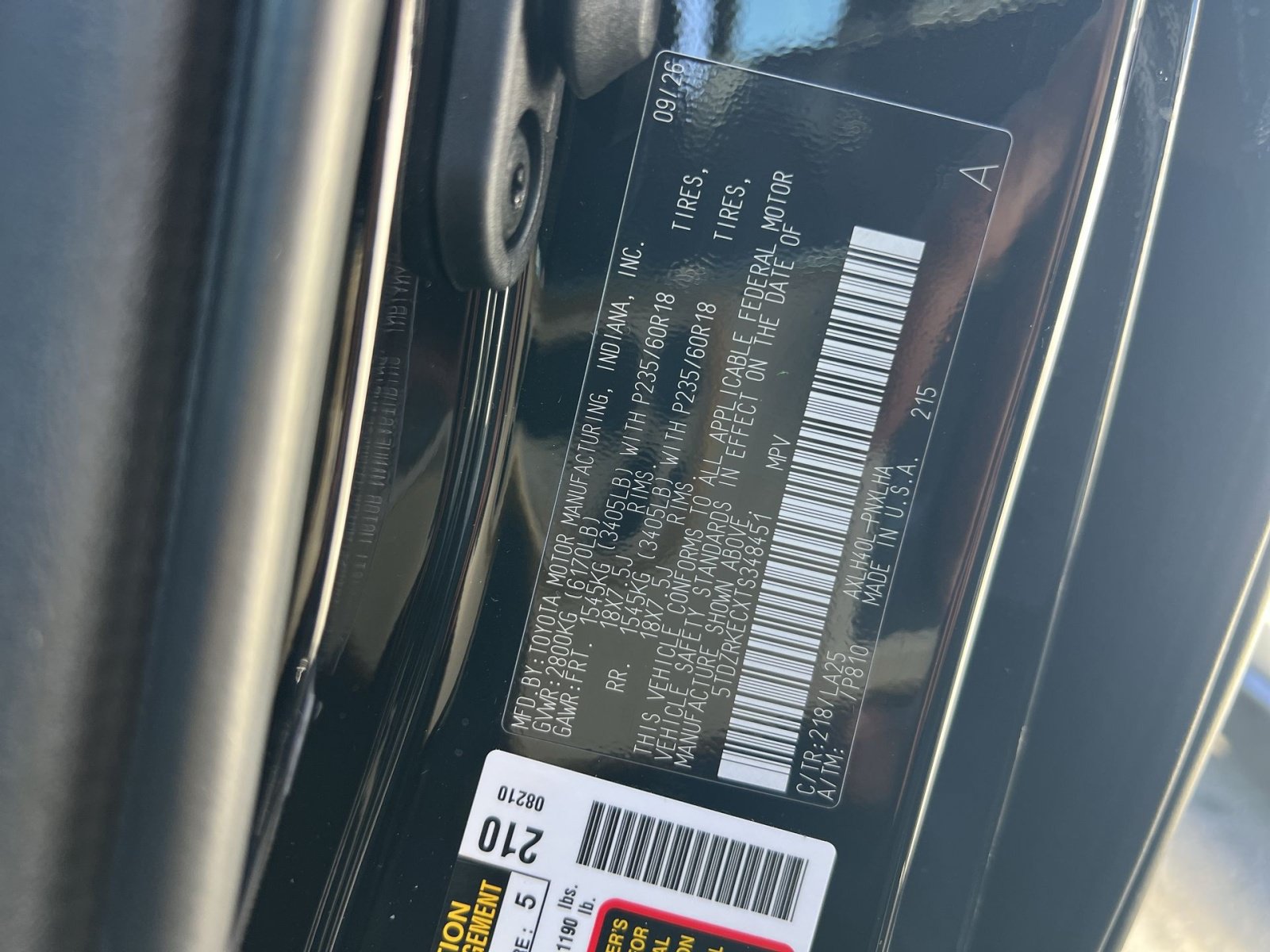 New 2026 Toyota Sienna Limited FWD image 22