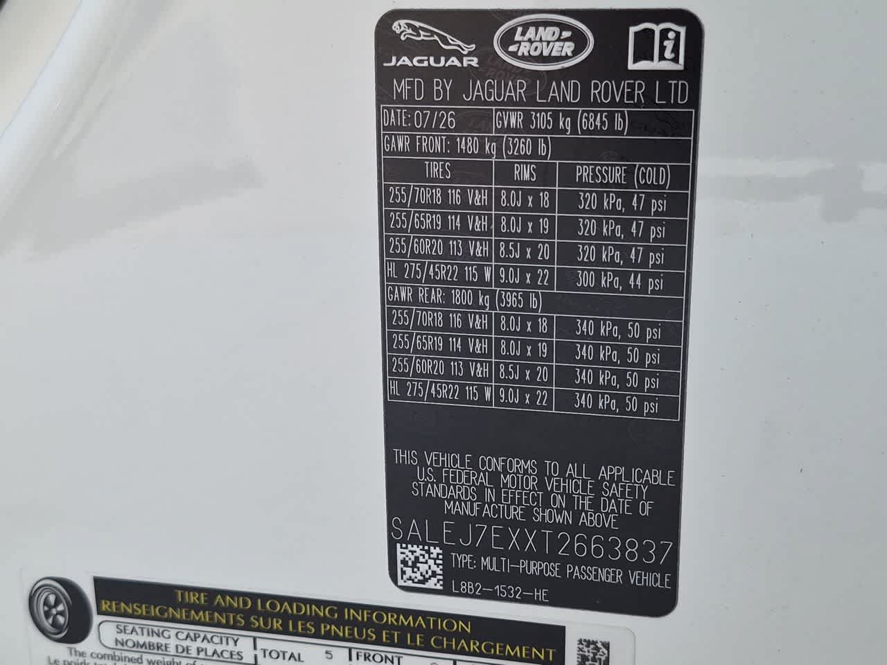 New 2026 Land Rover Defender 110 S AWD/4WD image 37