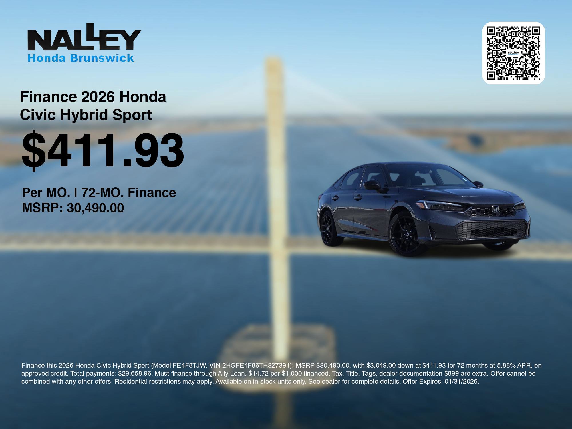 New 2026 Honda Civic Sport image 7