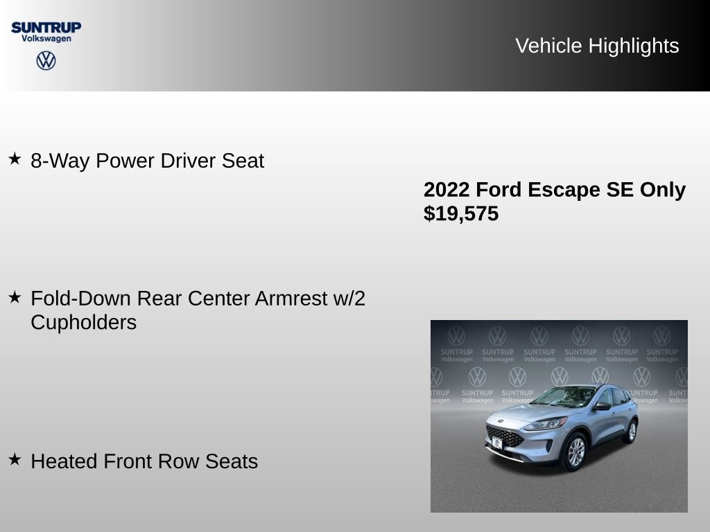 Used 2022 Ford Escape SE w/ Convenience Package FWD image 23