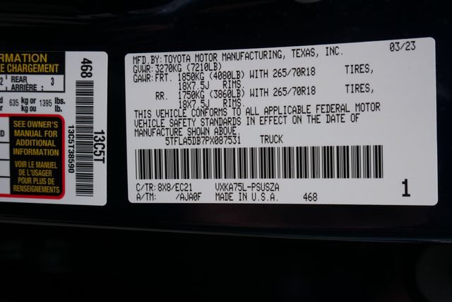 Used 2023 Toyota Tundra SR5 w/ SR5 Premium Package AWD/4WD image 29