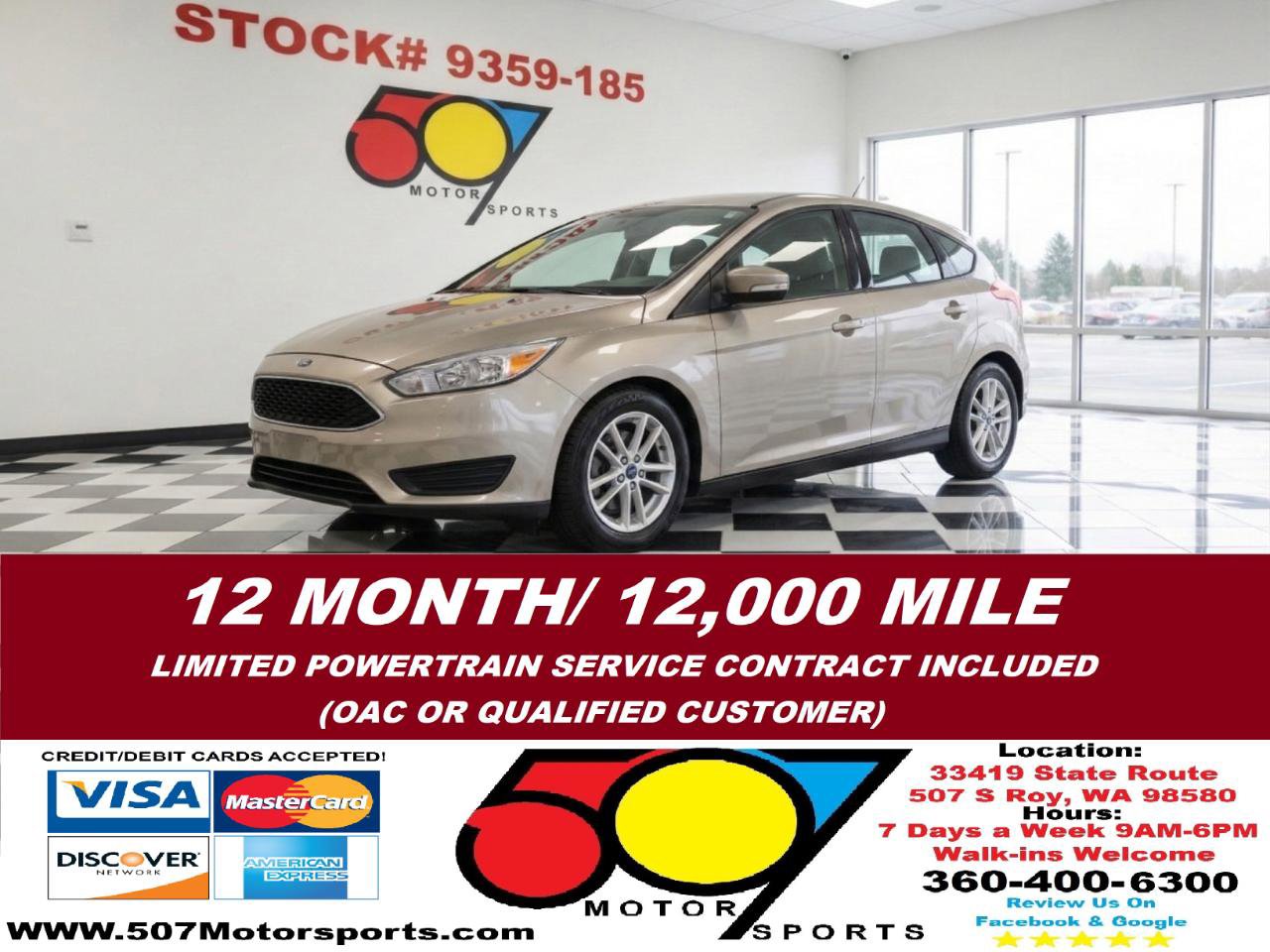 Used 2016 Ford Focus SE