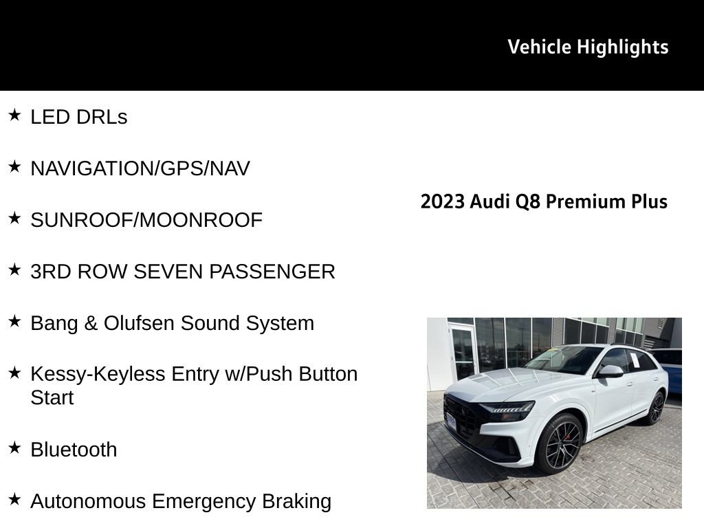 Used 2023 Audi Q8 Premium Plus w/ Premium Plus Package image 31