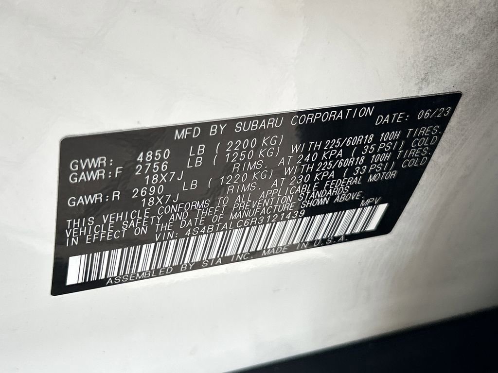 Certified 2024 Subaru Outback Onyx Edition image 33