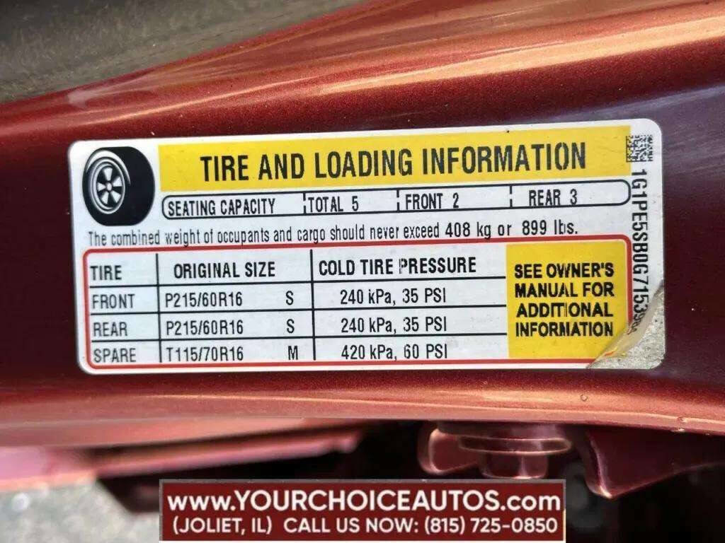 Used 2016 Chevrolet Cruze LT w/ Technology Package image 25