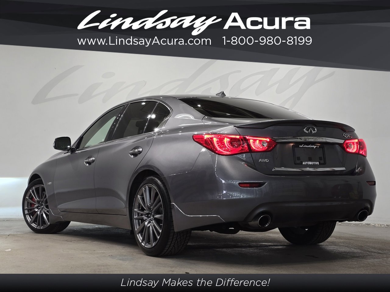 Used 2017 INFINITI Q50 Red Sport 400 image 4