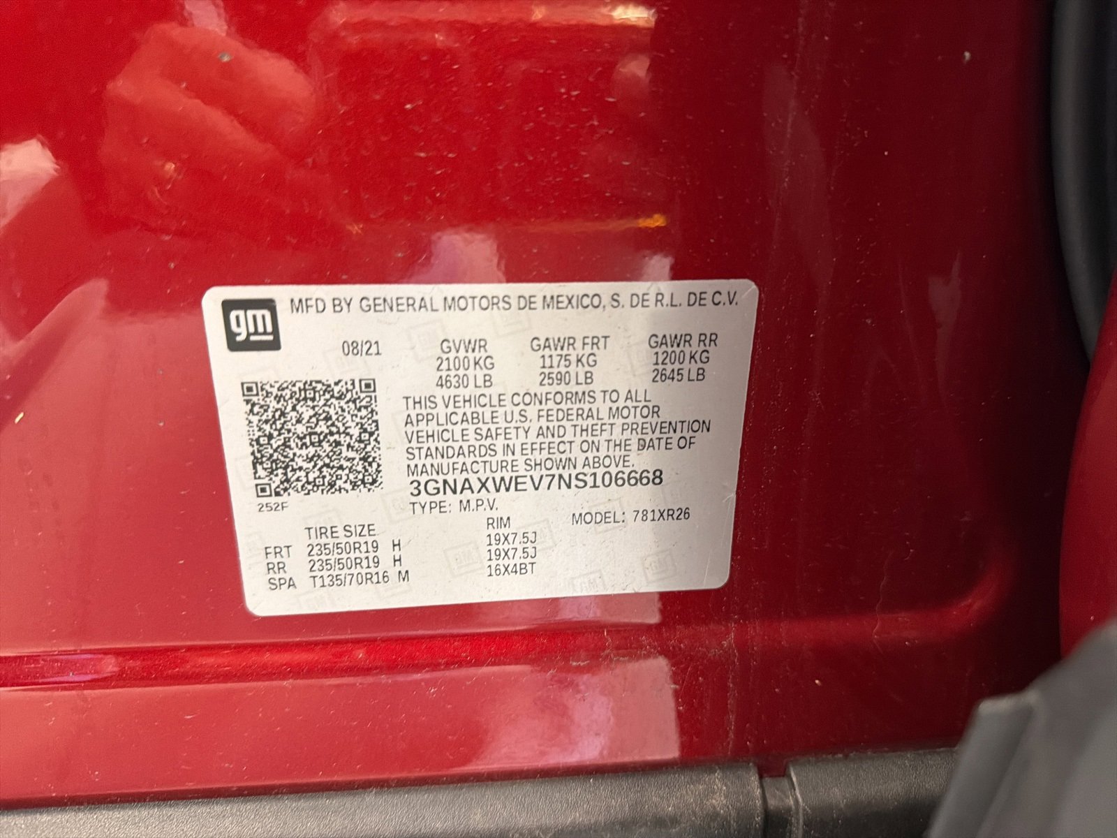 Used 2022 Chevrolet Equinox RS image 55