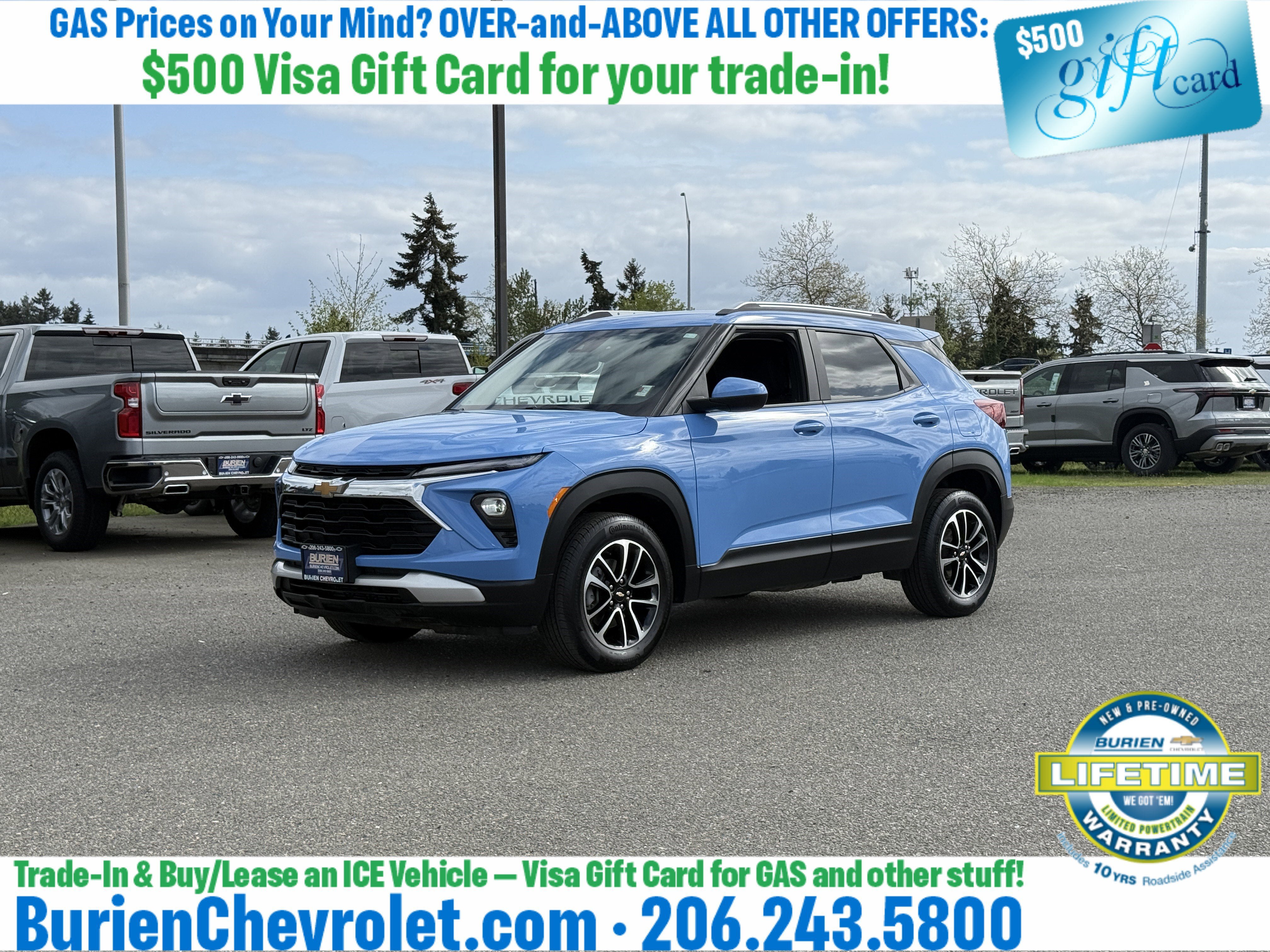 Used 2024 Chevrolet TrailBlazer LT w/ LT Cold Weather Package AWD/4WD image 41