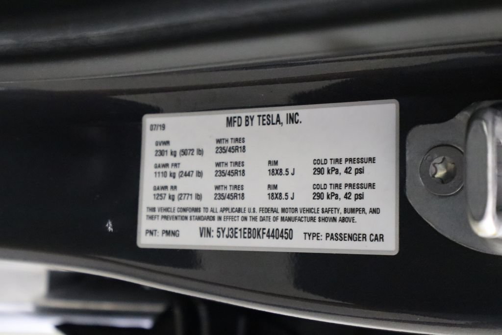 Used 2019 Tesla Model 3 Performance AWD/4WD image 44
