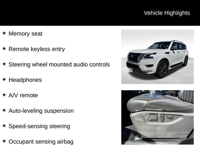 Used 2022 Nissan Armada Platinum w/ Captain's Chairs Package image 15