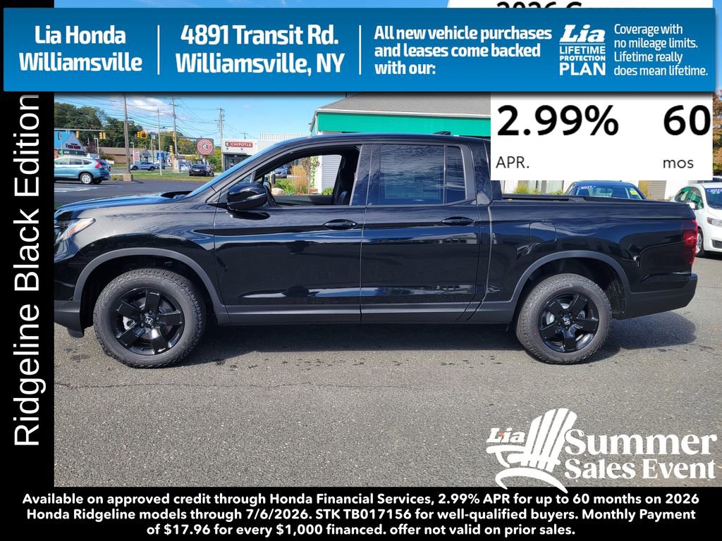 New 2026 Honda Ridgeline Black Edition image 8