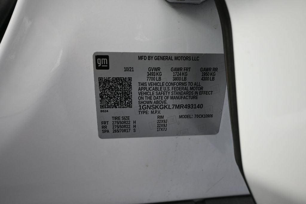 Used 2021 Chevrolet Suburban High Country AWD/4WD image 62