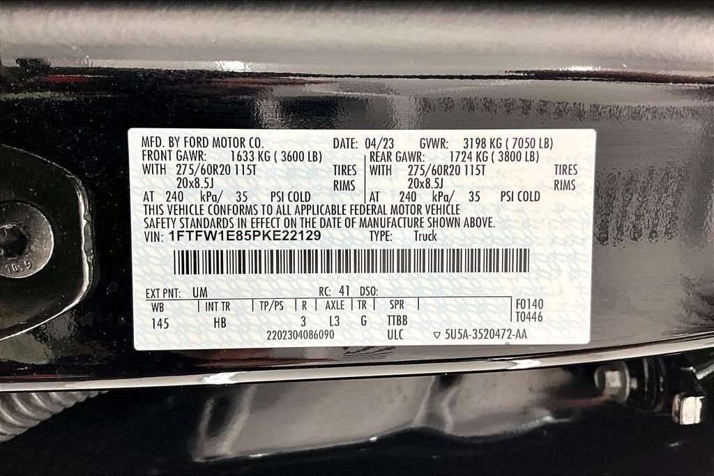 Certified 2023 Ford F150 Lariat w/ Equipment Group 502A High AWD/4WD image 36