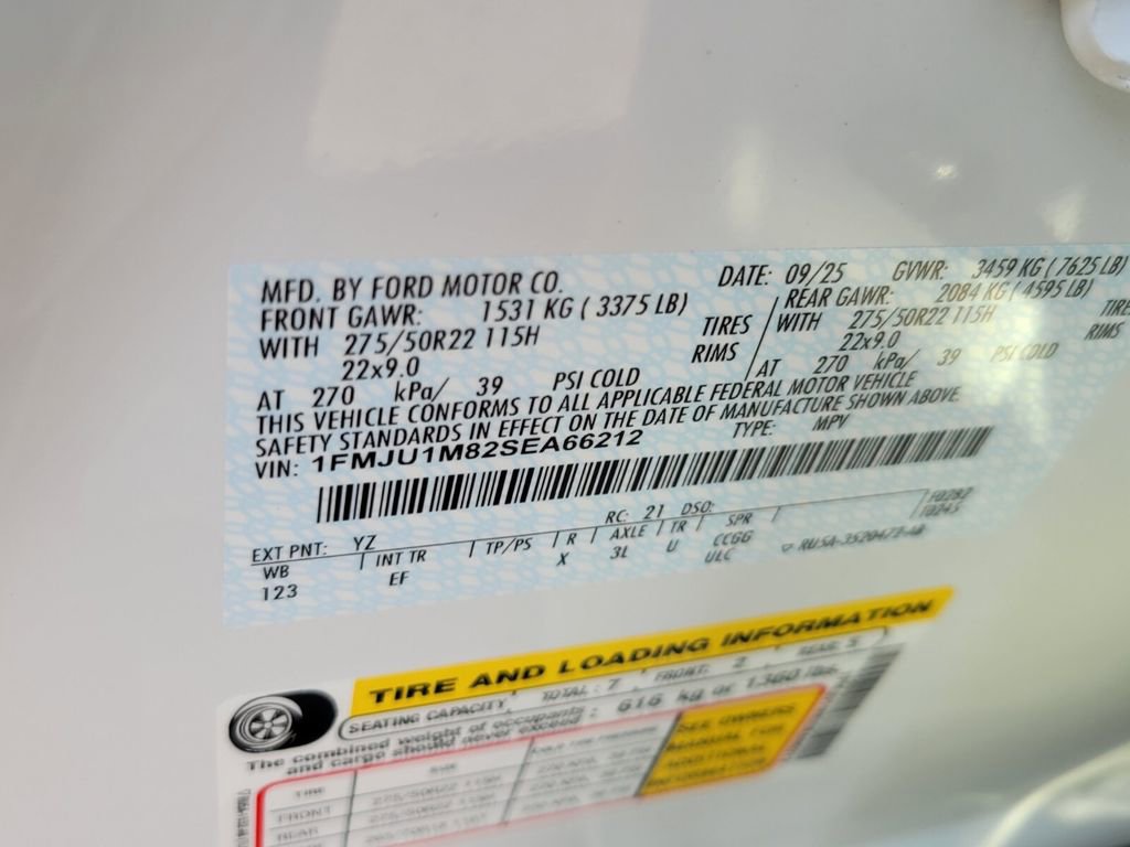 New 2025 Ford Expedition Platinum w/ Driver's Package AWD/4WD image 19