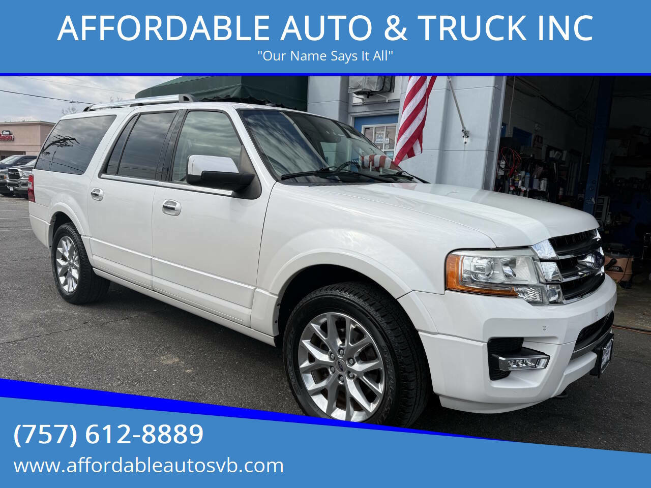 Used 2017 Ford Expedition EL Limited w/ Equipment Group 301A