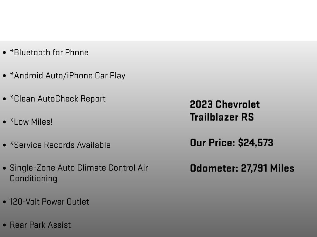 Used 2023 Chevrolet TrailBlazer RS w/ Convenience Package image 18