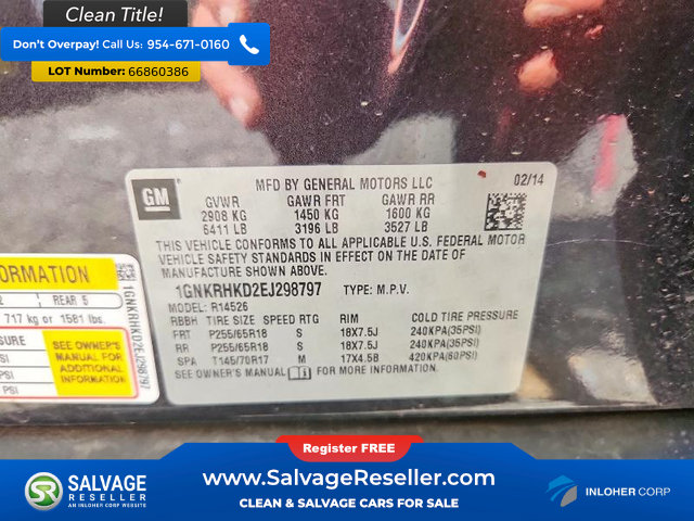Used 2014 Chevrolet Traverse LT FWD image 17
