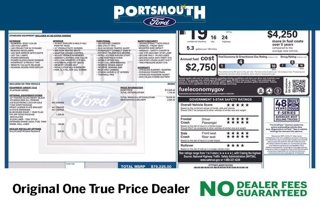 New 2025 Ford F150 Platinum w/ FX4 Off-Road Package AWD/4WD image 16