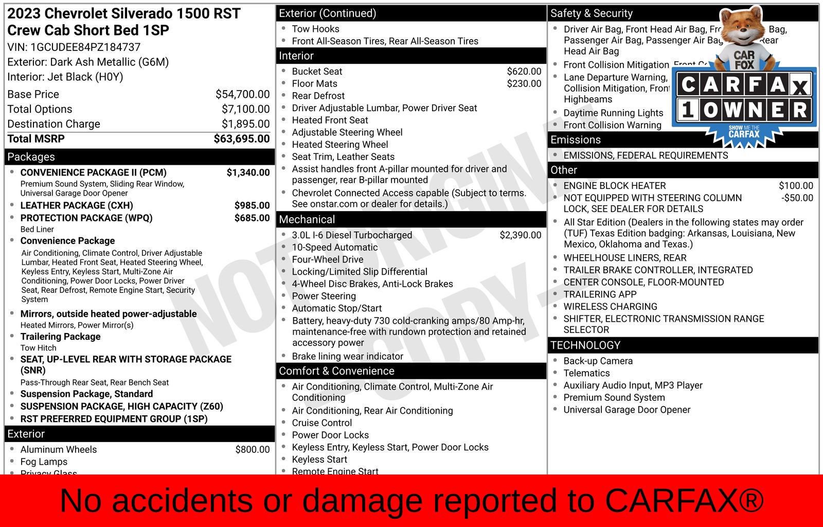 Used 2023 Chevrolet Silverado 1500 RST w/ Convenience Package II image 3