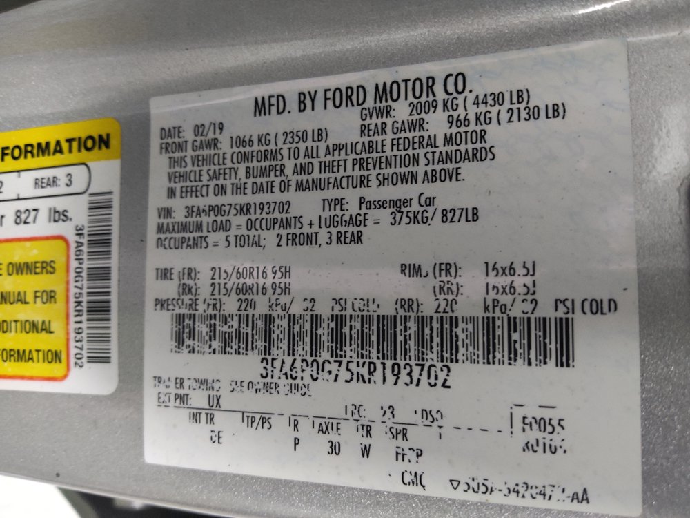 Used 2019 Ford Fusion S FWD image 33