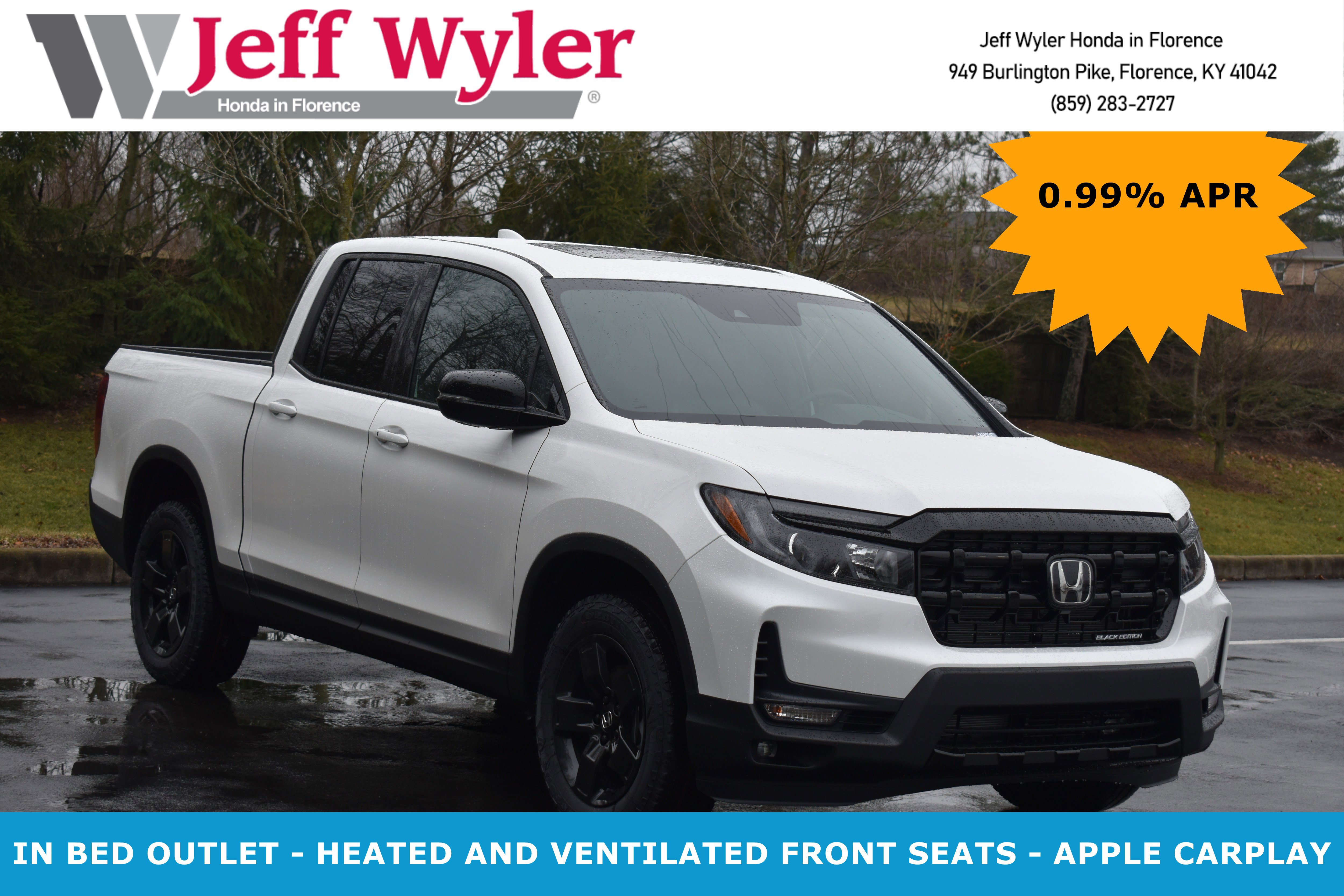New 2025 Honda Ridgeline Black Edition